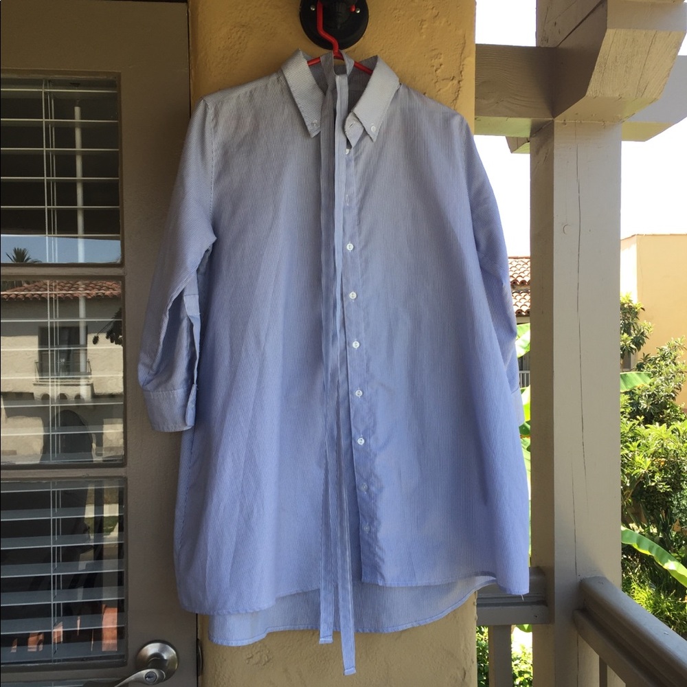 American Apparel Button Up Shirt Dress